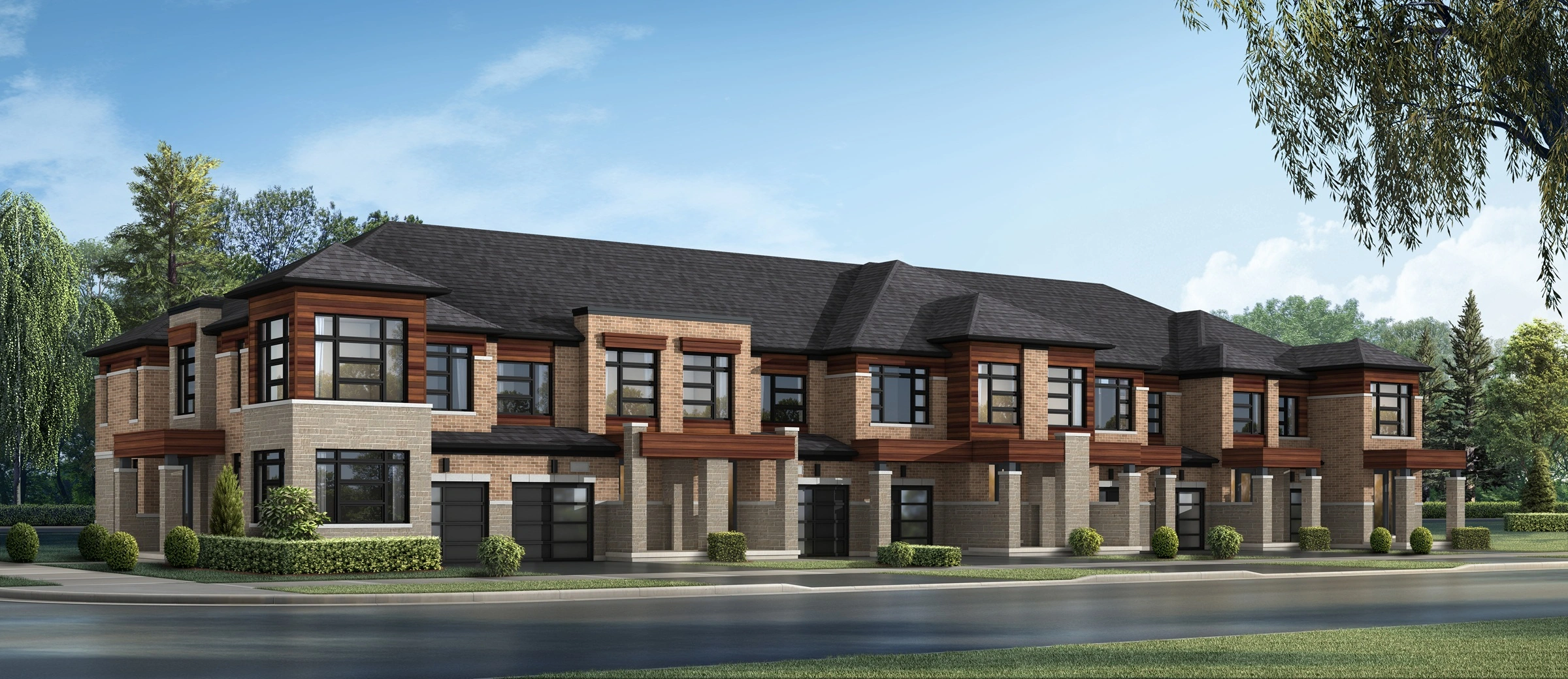 Contemporary Townhome Rendering_Seatonville