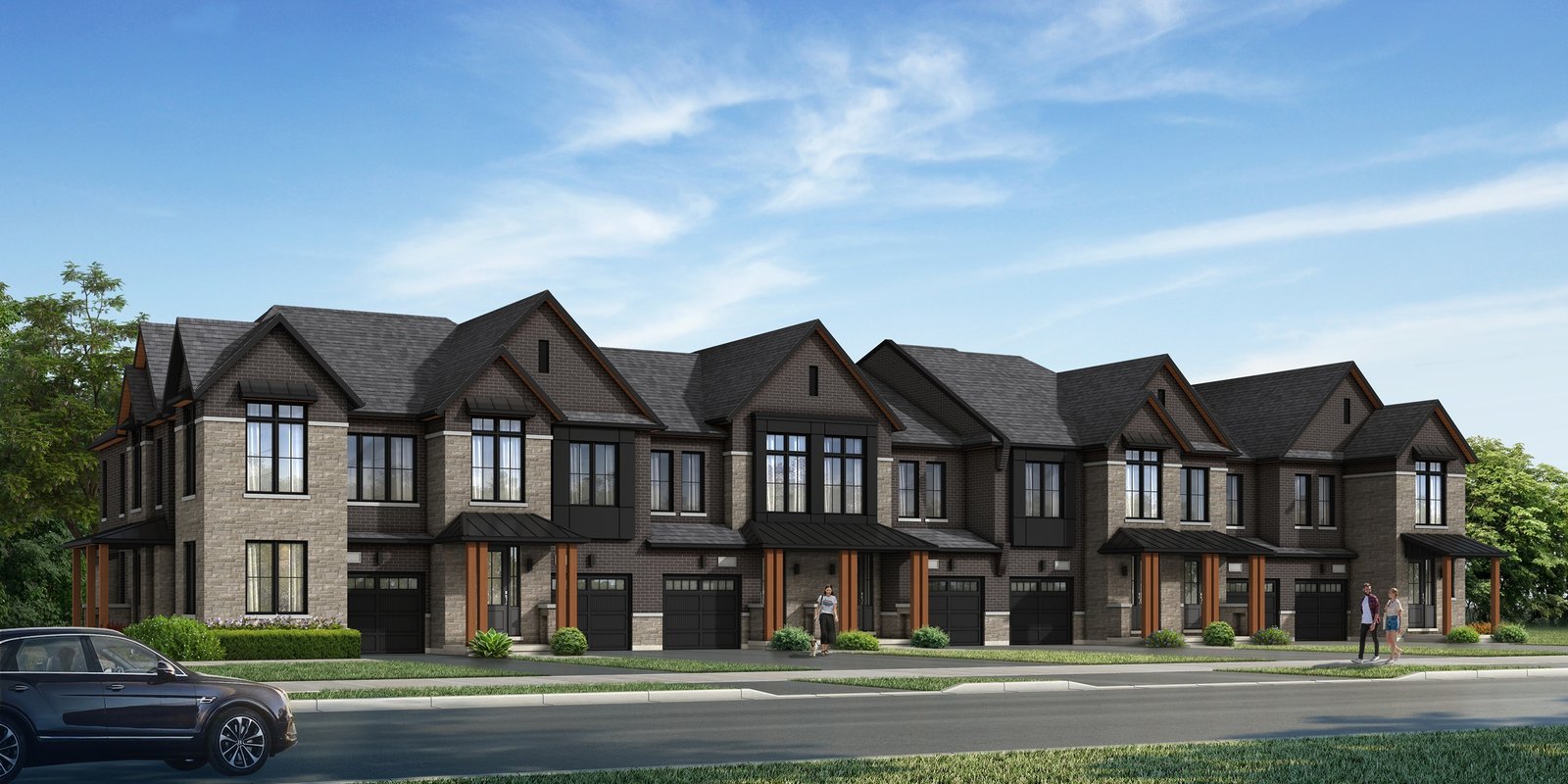 Modern Farmhouse Townhome Rendering_Seatonville